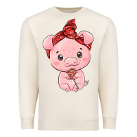 Sandshell cute pig Premium Sweatshirt - texasbilliewilder