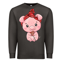 Smoke cute pig Premium Sweatshirt - texasbilliewilder