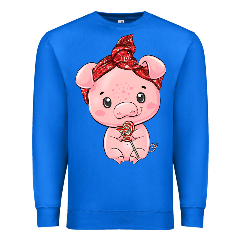 Cute Pig Premium Sweatshirt by texasbilliewilder | Teevron