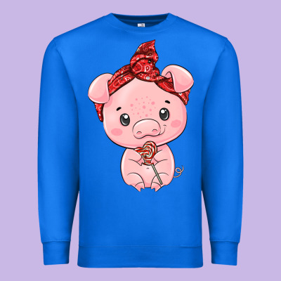Cute Pig Premium Sweatshirt Designed By Texasbilliewilder