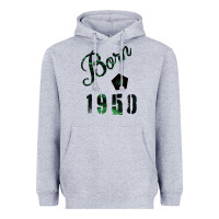 Heather Grey Born In 1950 Heavyweight Hoodie - Bettercallsaul