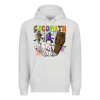 Dove Grey Cycopath Premium Hoodie - NancyCooperArtShop