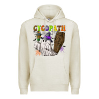 Oatmeal Heather Cycopath Premium Hoodie - NancyCooperArtShop