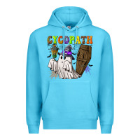 Ocean Blue Cycopath Premium Hoodie - NancyCooperArtShop