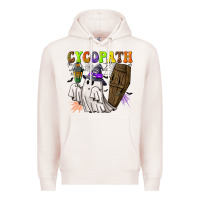 Pale Pink Cycopath Premium Hoodie - NancyCooperArtShop