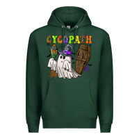 Sports Green Cycopath Premium Hoodie - NancyCooperArtShop