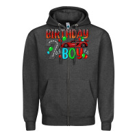 Charcoal Heather birthday boy Zipper Hoodie - BundleAndBundleShop