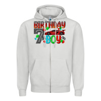 Dove Grey birthday boy Zipper Hoodie - BundleAndBundleShop