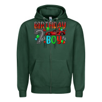 Sports Green birthday boy Zipper Hoodie - BundleAndBundleShop
