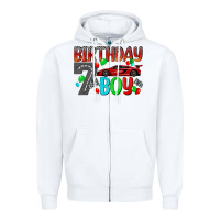 White birthday boy Zipper Hoodie - BundleAndBundleShop
