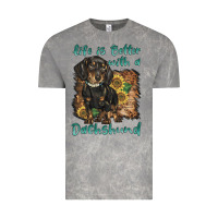 Cloud Rock life is better with a dachshund Vintage Tee - BarkalooDesign