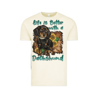 Vintage Arctic life is better with a dachshund Vintage Tee - BarkalooDesign