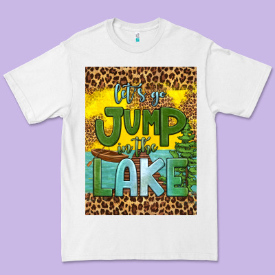 Let's Go Jump In The Lake Air Freshener Premium Tee Designed By Hra Design Shop