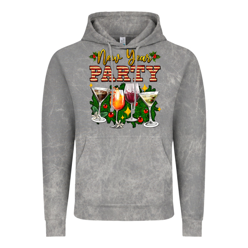 New Year Party Christmas Coctail Vintage Hoodie by AdoDesignShop | Teevron