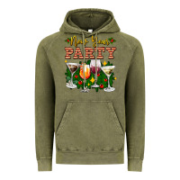 Vintage Olive new year party christmas coctail Vintage Hoodie - AdoDesignShop