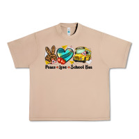 Burro peace love school bus Urban Heavy Tee - NancyCooperArtShop