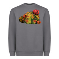 Storm Gymnocalycium Variegated Cactus Heavyweight Sweatshirt - LillyAllenDesigns