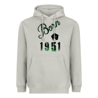 Born In 1951 Heavyweight Hoodie | Teevron