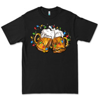 Black beer with christmas lights Premium Tee - FaDigitalArtStudio