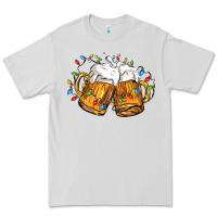 Dove Grey beer with christmas lights Premium Tee - FaDigitalArtStudio