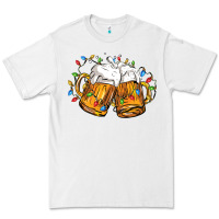 White beer with christmas lights Premium Tee - FaDigitalArtStudio