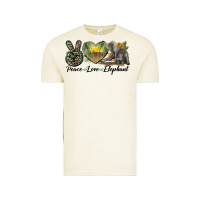 Vintage Arctic Peace Love Elephant Vintage Tee - LillyAllenDesigns