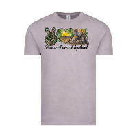 Vintage Zinc Peace Love Elephant Vintage Tee - LillyAllenDesigns