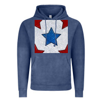 Vintage Denim Glitter 4th Of July Seamless Pattern Vintage Hoodie - BundleAndBundleShop