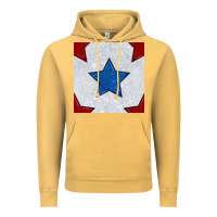 Vintage Mustard Glitter 4th Of July Seamless Pattern Vintage Hoodie - BundleAndBundleShop