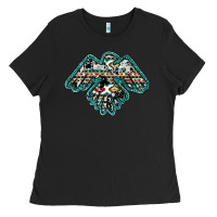 Black western thunderbird Ladies Tee - RanaPortraitStore