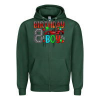 Sports Green birthday boy Zipper Hoodie - BundleAndBundleShop