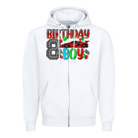 White birthday boy Zipper Hoodie - BundleAndBundleShop