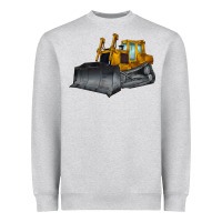 Heather Grey Bulldozer Heavyweight Sweatshirt - LillyAllenDesigns