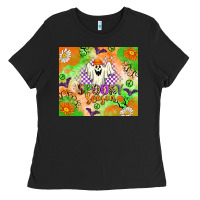 Black spooky season Ladies Tee - texasbilliewilder