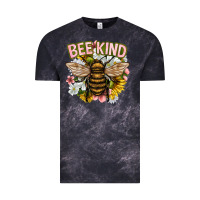 Cloud Black bee kind Vintage Tee - NancyCooperArtShop