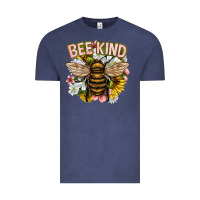 Vintage Denim bee kind Vintage Tee - NancyCooperArtShop
