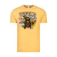Vintage Mustard bee kind Vintage Tee - NancyCooperArtShop
