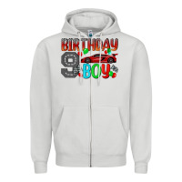 Dove Grey birthday boy Zipper Hoodie - BundleAndBundleShop