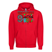 Red birthday boy Zipper Hoodie - BundleAndBundleShop