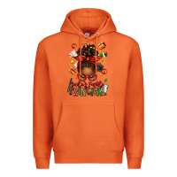 Carrot santas favorite principal afro messy bun Premium Hoodie - texasbilliewilder
