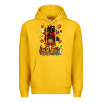 Lemon santas favorite principal afro messy bun Premium Hoodie - texasbilliewilder