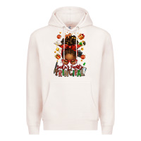Pale Pink santas favorite principal afro messy bun Premium Hoodie - texasbilliewilder