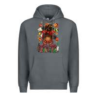Rock santas favorite principal afro messy bun Premium Hoodie - texasbilliewilder