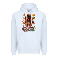 White santas favorite principal afro messy bun Premium Hoodie - texasbilliewilder