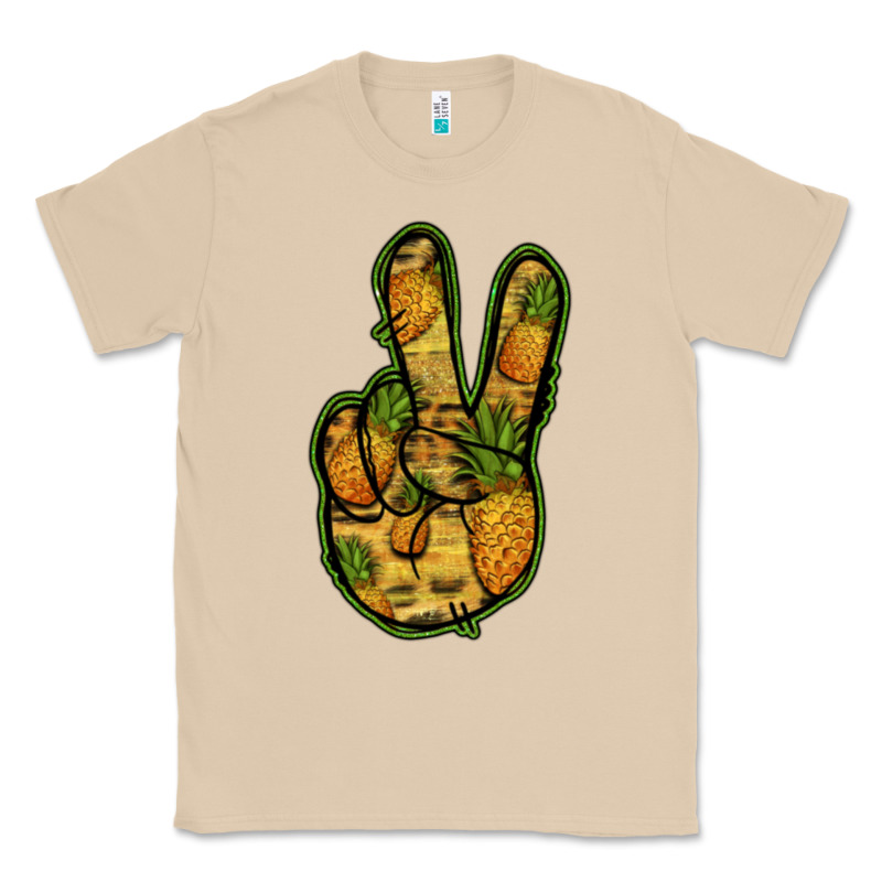 Pineapple Peace Sign Classic Tee by Jasminsmagicworld | Teevron