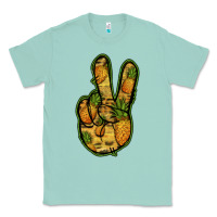 Seafoam Pineapple Peace Sign Classic Tee - Jasminsmagicworld