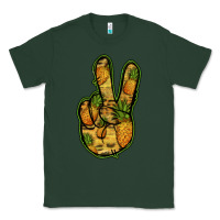 Sports Green Pineapple Peace Sign Classic Tee - Jasminsmagicworld