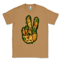 Toasted Coconut Pineapple Peace Sign Classic Tee - Jasminsmagicworld