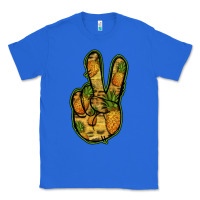 True Royal Pineapple Peace Sign Classic Tee - Jasminsmagicworld
