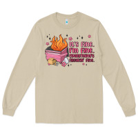 Mushroom it's fine i'm fine everything's freakin' fine Long Sleeve Tee - MaliasSmallBusiness